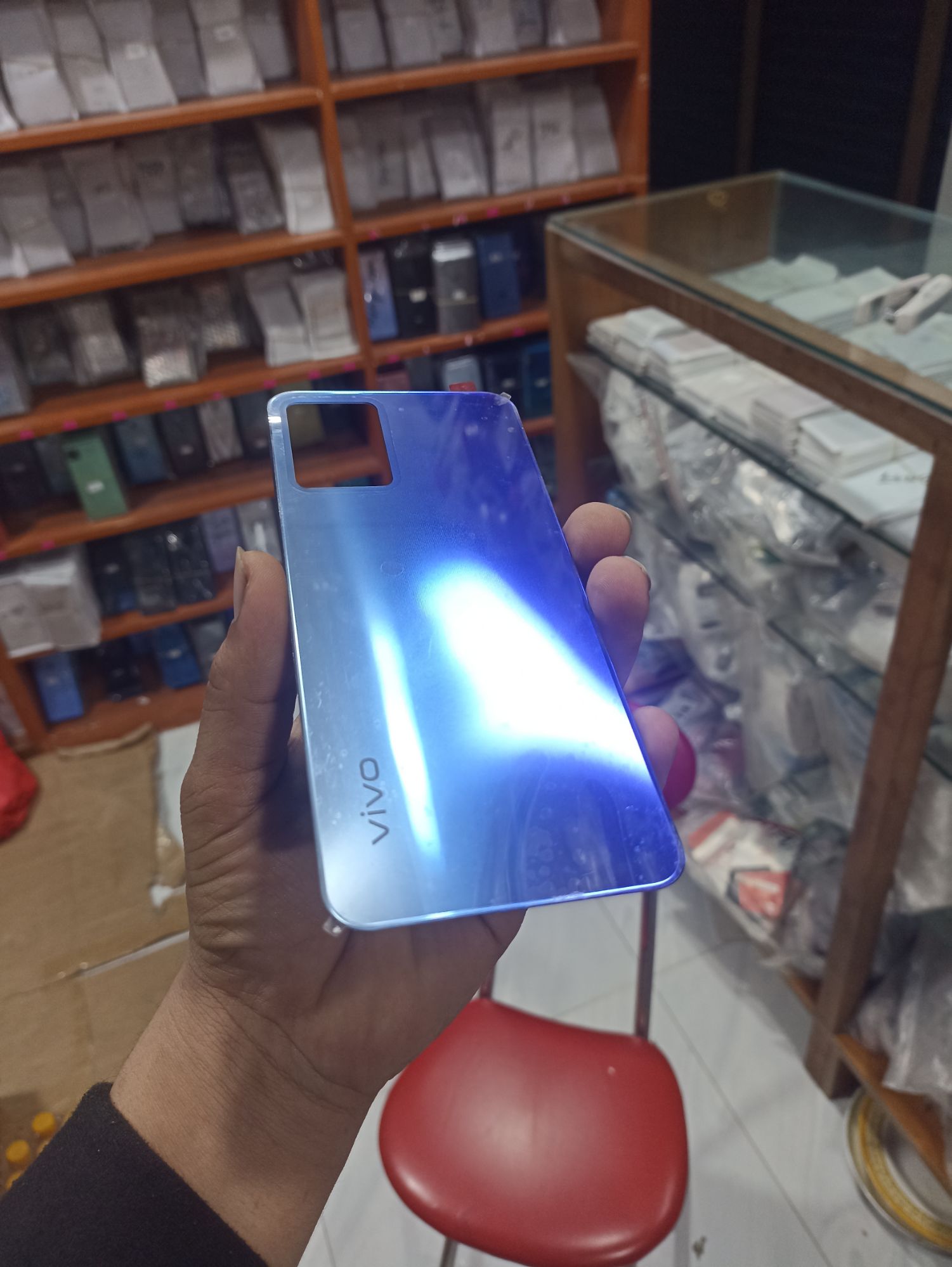 Vivo Y21 / Y33s Back Shell / Back Panel / Back Part And Camera Main Glass - Original Quality. 