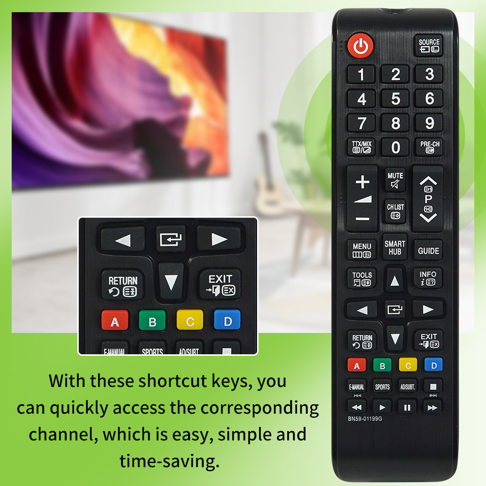New BN59 01199G Remote Control For Samsung TV UE32J5205 UE32J5250 UE32J5270 UE32J5373 UE40J5200 UE40J5202 UE40J5205. 