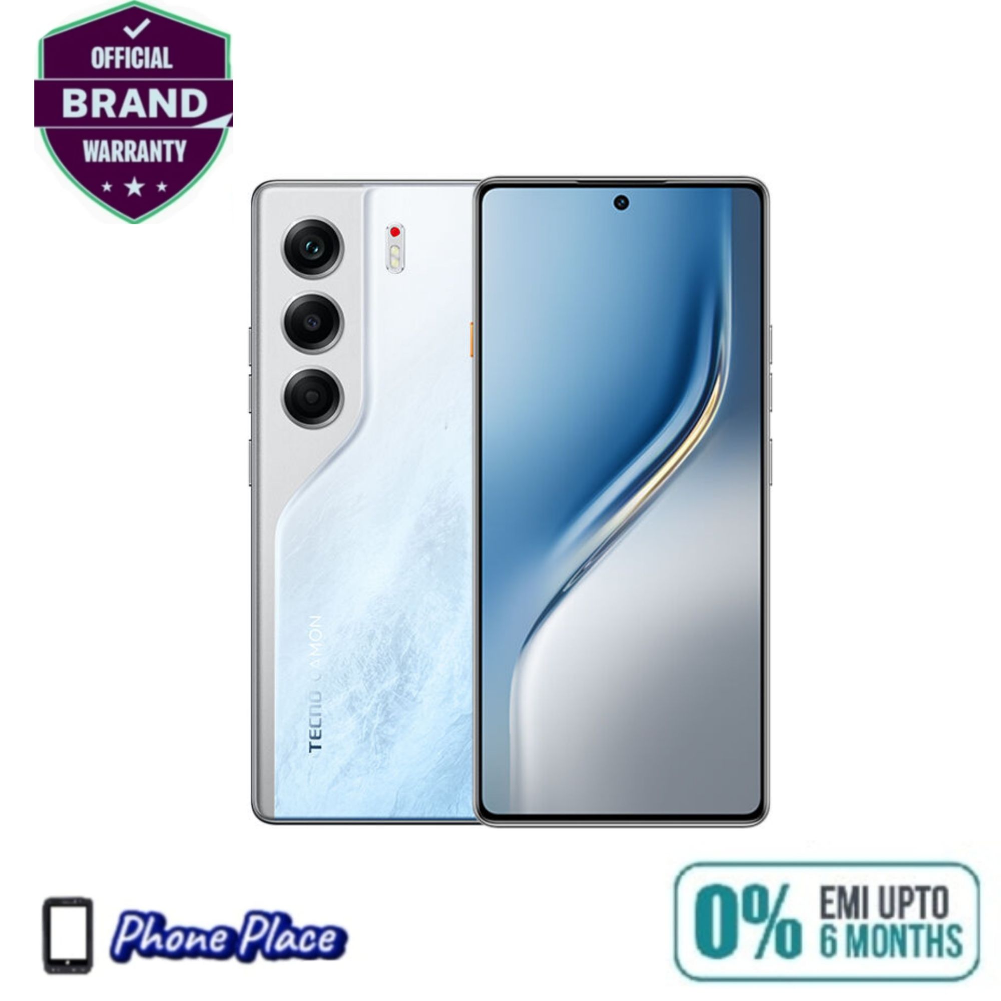 Tecno Camon 40 (8+256GB) 6.78 Inches DIsplay , 5200mAh Battery, 45W Fast Charge (Officia)l