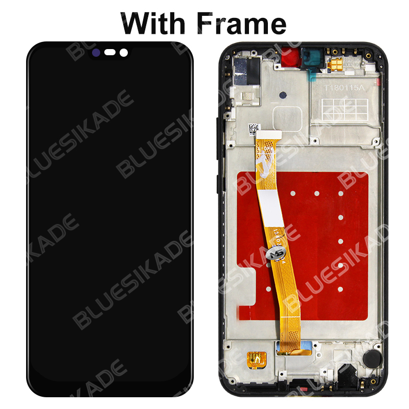 For Huawei P20 Lite LCD Display Touch Screen Digitizer Assembly For Huawei Nova 3e Display EML-L09C EML-L29C Replacement Parts. 