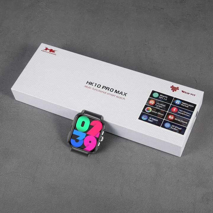 HK10 PRO MAX AMOLED DISPLAY (multifunctional smart Watch). 