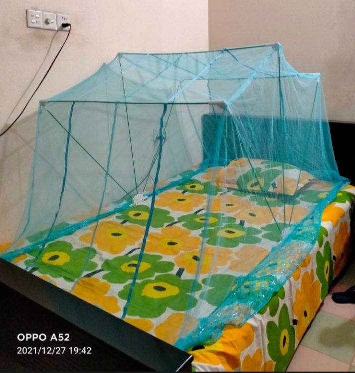 Foldable Self Standing Mosquito Net ফোল্ডিং চায়না মশারি. 
