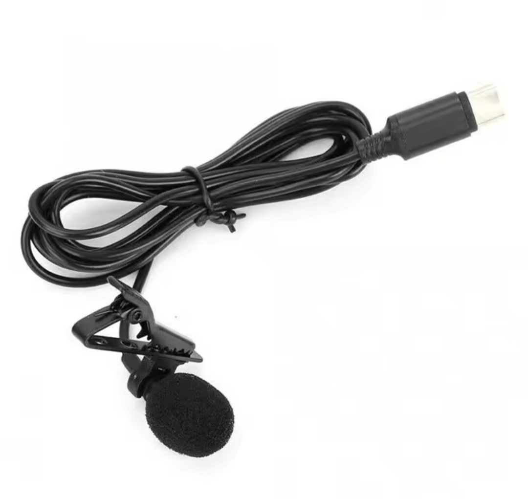 USB C Lavalier Lapel Microphone for Video Recording Mini Type C/3.5mm Clip-on Mic Plug Play Lav Mic for Android Phone PC Laptop iPhone sumsung Xiaomi OPPO dji osmo action camera Gopro action camera. 