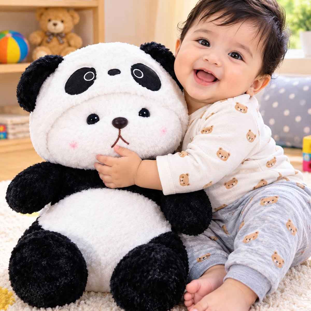 Panda Hoodie Teddy Bear