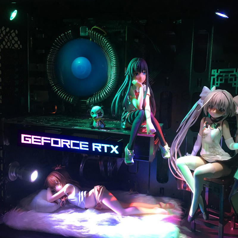Computer Case GPU Side Panel RGB RTX GTX Graphics Card VGA Lightboard Backplate 5V 3Pin ARGB M/B AURA SYNC. 