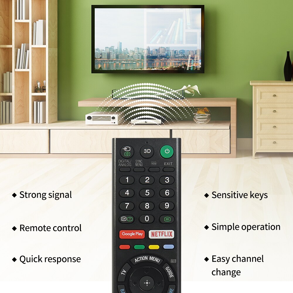 New RMT TZ300A Replacement Remote Control For SONY Smart Bravia TV RMFTX200P RMFTX200E RMFTX200U RMFTX200B RMFTX201U. 