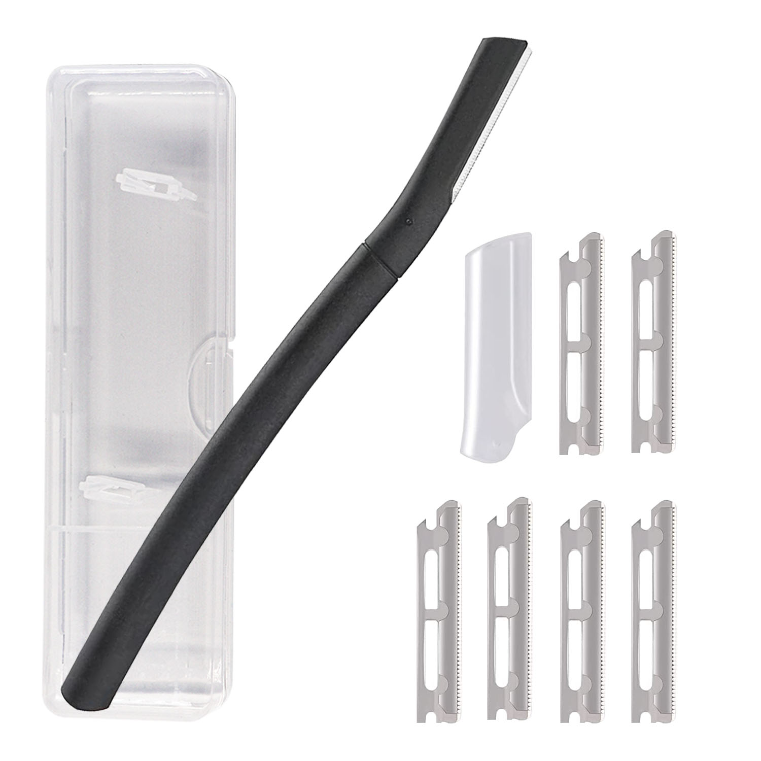 Eyebrow Razor Kit Beard Trimmer Dermaplaning Tool Shaper Facial Razor ...