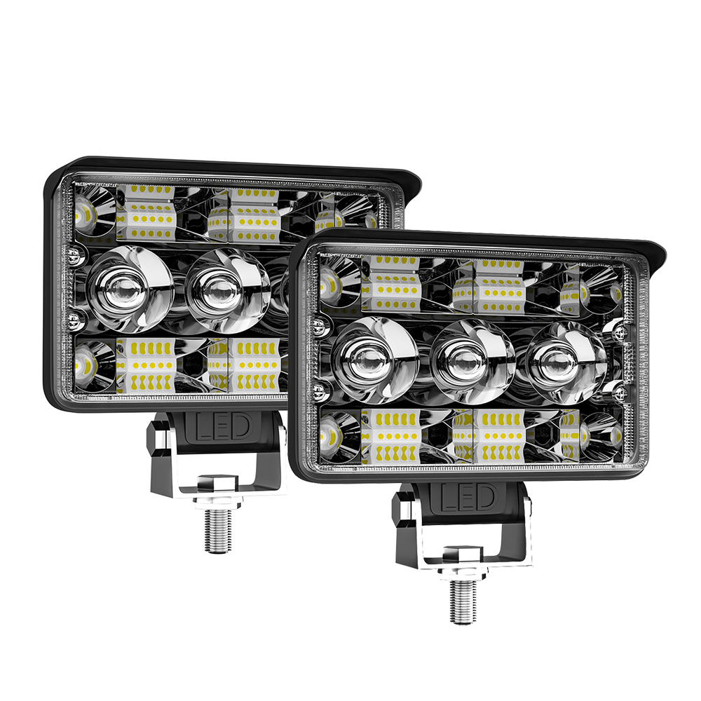 NLpearl 3/4/5 Inch ED Light Bar Off Road Spotlight Work Light LED ...