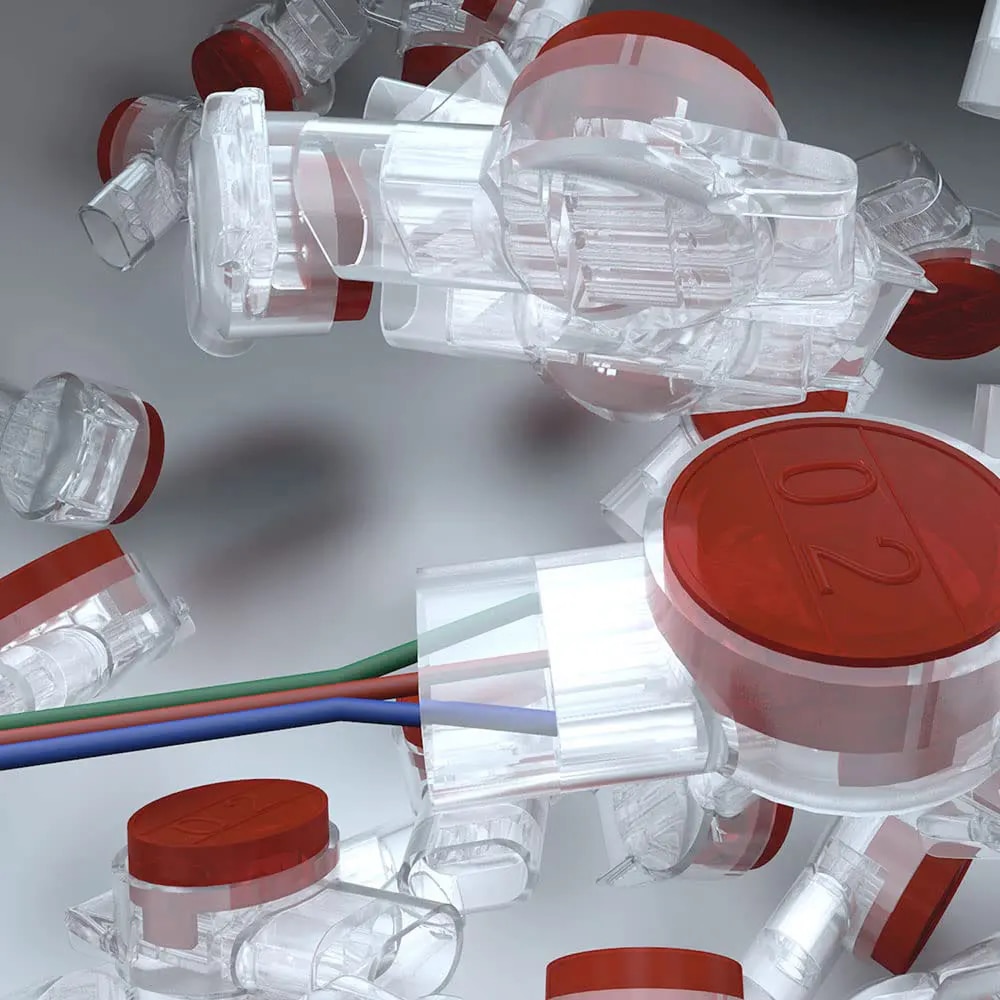 ZoeRax 100PCS K1 K2 K3 Connector Wire Splice Connector RJ45 RJ11 Wiring Ethernet Telephone Cable Cord UY2 Network Cable Terminal. 