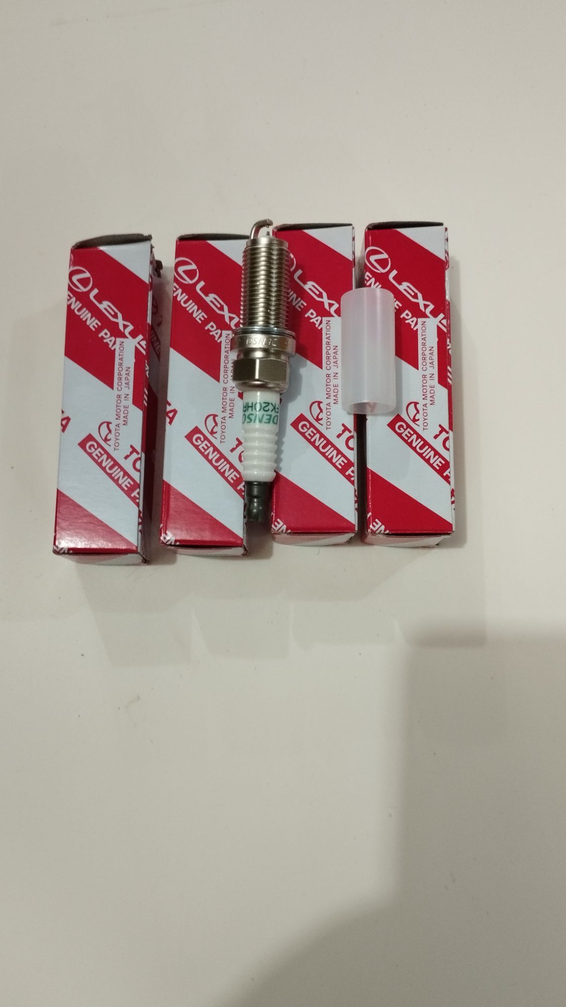 SPARK PLUGS FK20HR11 IRIDIUM PLUG ( 4Pice -1Set )  X-Corolla, G X-Corolla, Allion, Premio, Axio Pro box, Succeed For Car. 