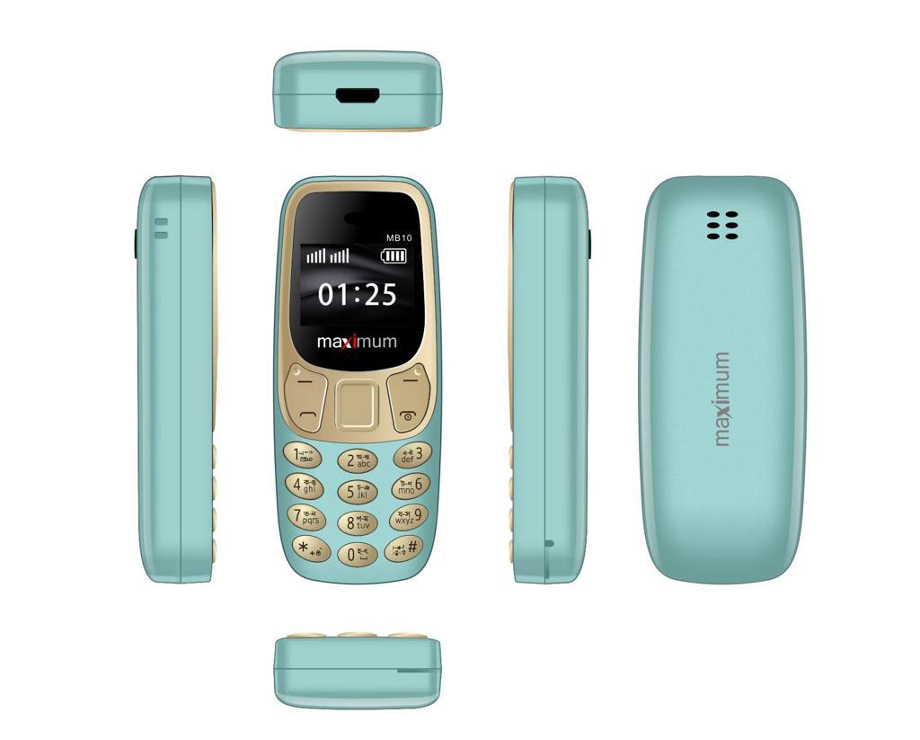 MB10 Mini Feature Phone 1000mAh Auto Call Record. 