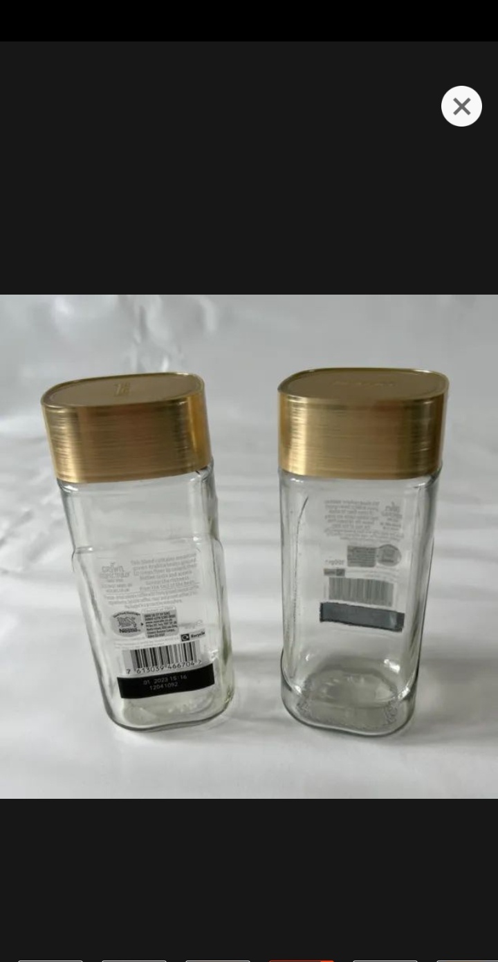 Glass Built Coffee Jar 1000ml01 Piece (Old Empty Jar. 