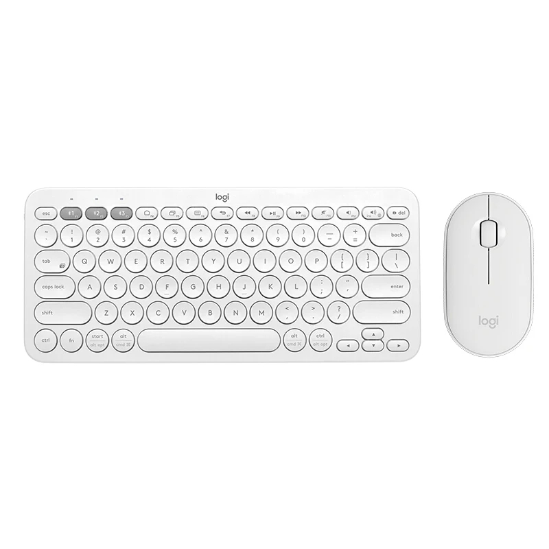 Logitech K380 Wireless Bluetooth keyboard and Mouse set Keyboard mute Keyboard and Mouse set K380 black + Pebble black. 