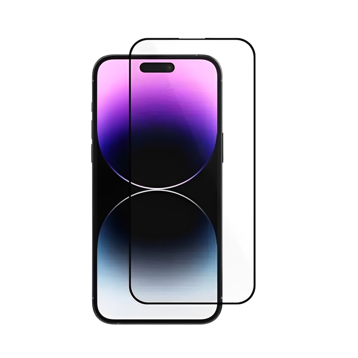 KUZOOM 3D Screen Protector for iPhone Anti-Scratch Full Coverage Glass with HD Clarity for Enhanced Viewing