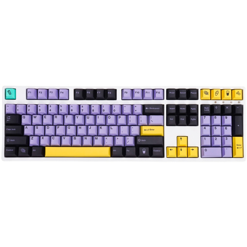 GMK Taro Cherry Profile Personalized Keycaps PBT Material 23/130 Keys DYE-SUB For Cherry MX Switch Mechanical Keyboard