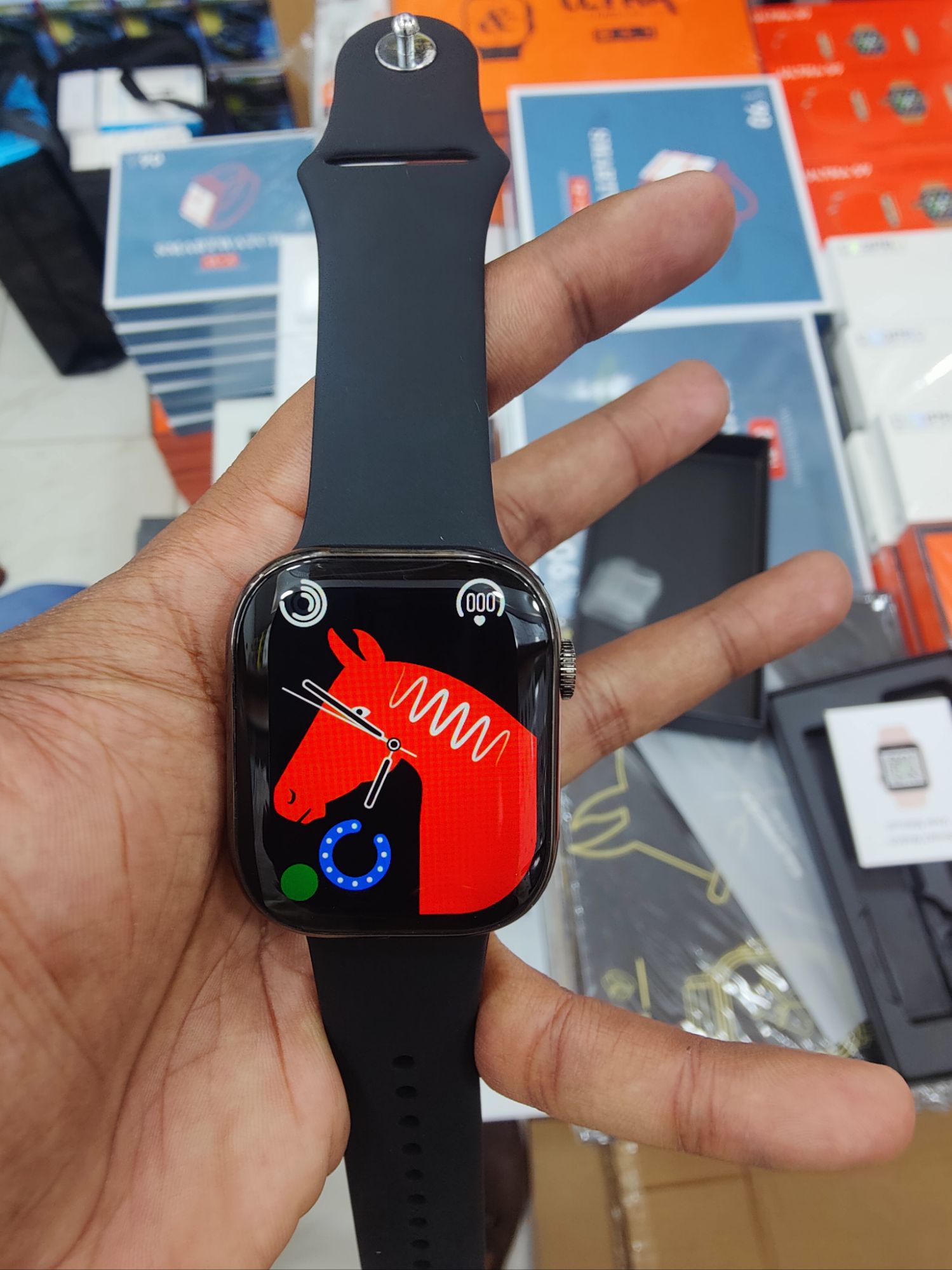 WS-S9 MAX Smartwatch with AMOLED Display. 