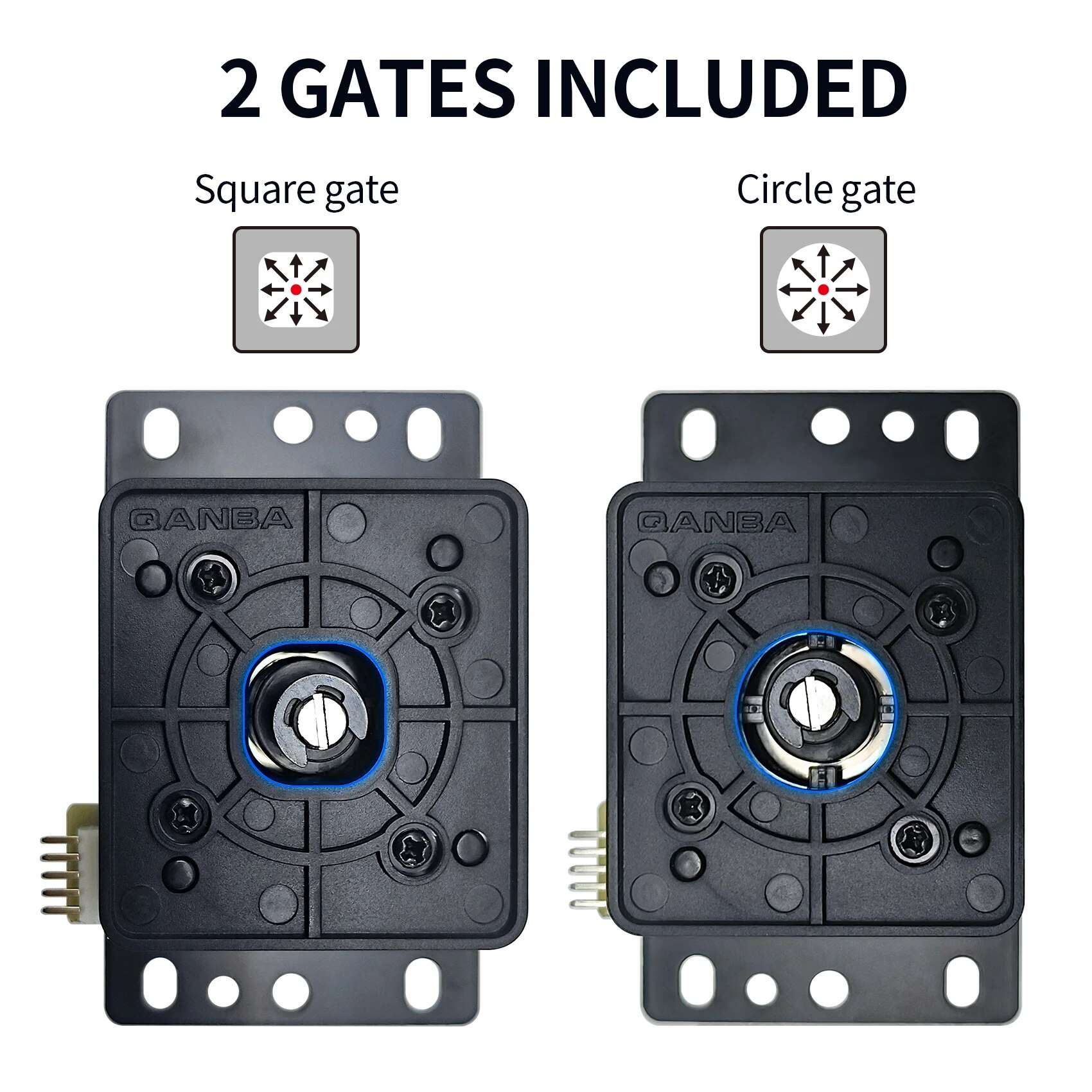 Qanba Gravity Mechanical Arcade Joystick Shafts Silent Lever JOV8S JCV8 Joystick Arcade Accessories Quick DIY Parts. 