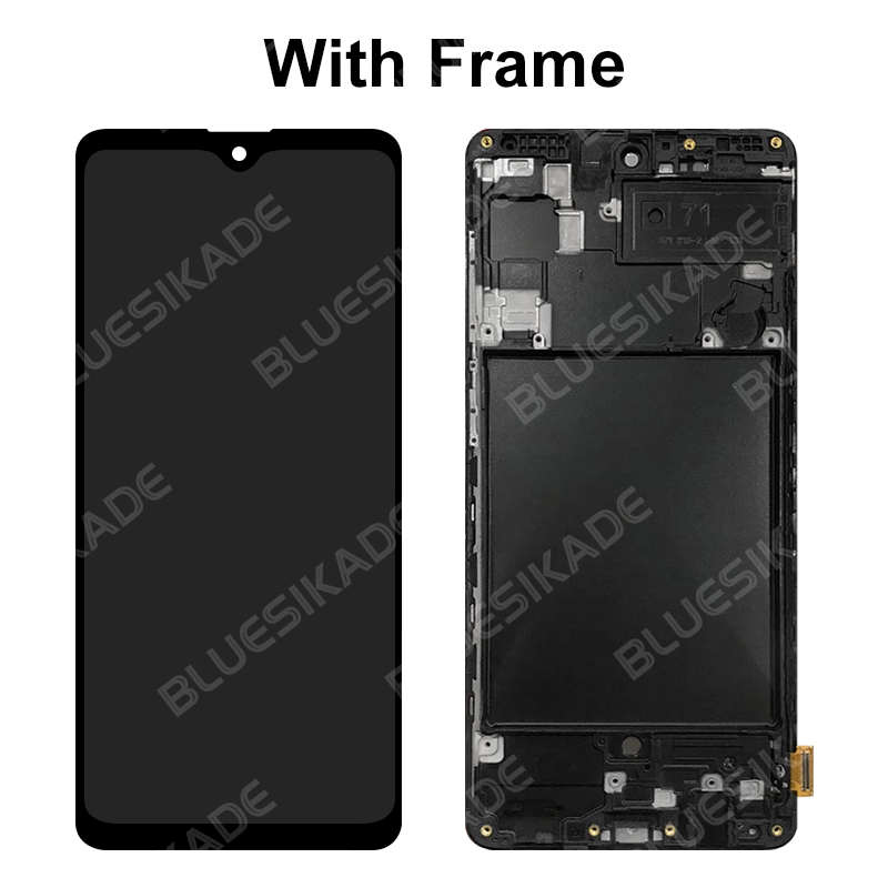 AMOLED For Samsung Galaxy A71 LCD Display SM-A715F/DSM SM-A715F/DSN Screen Touch Digitizer For Samsung A715 LCD Replacement Part. 