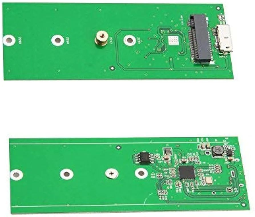 M.2 SATA SSD to USB 3.0 External SSD Reader Converter Adapter Enclosure with UASP, Support NGFF M.2 2280 2260 2242 2230 SSD with Key B/Key B+M(Can't Fit for PCIe NVMe/PCIe AHCI with Key M). 