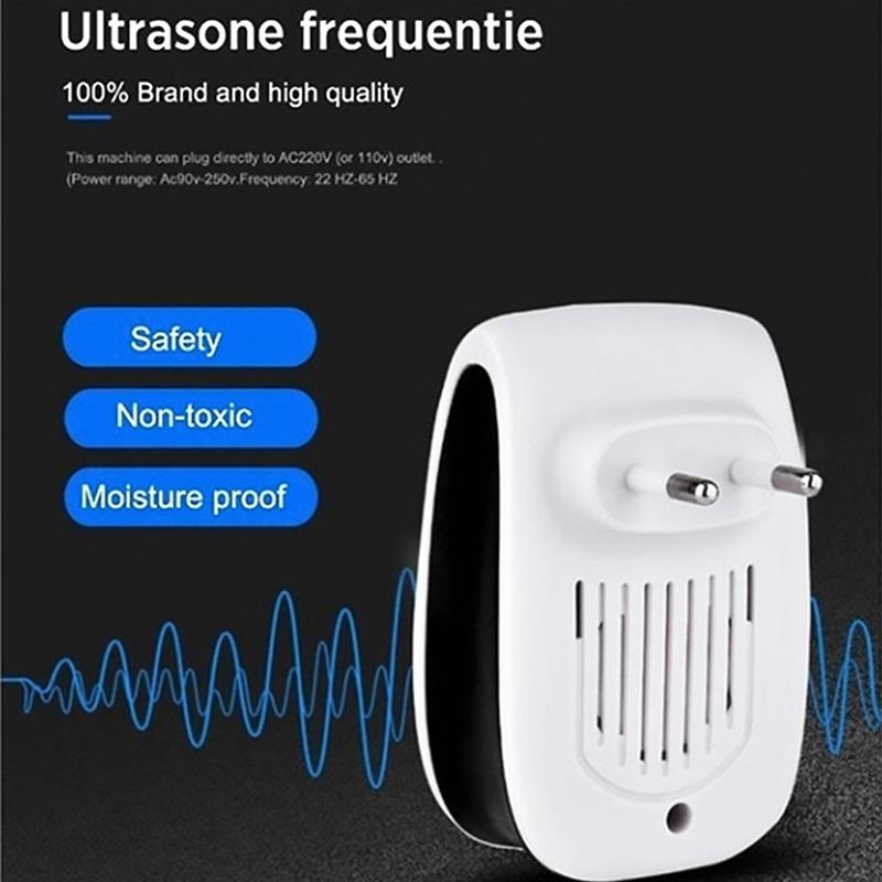 Pest Repeller Electronic Ultrasonic Pest Reject Mouse Rat Cockroach Pest Control Device Household Mosquito Killer EU US Plug. 