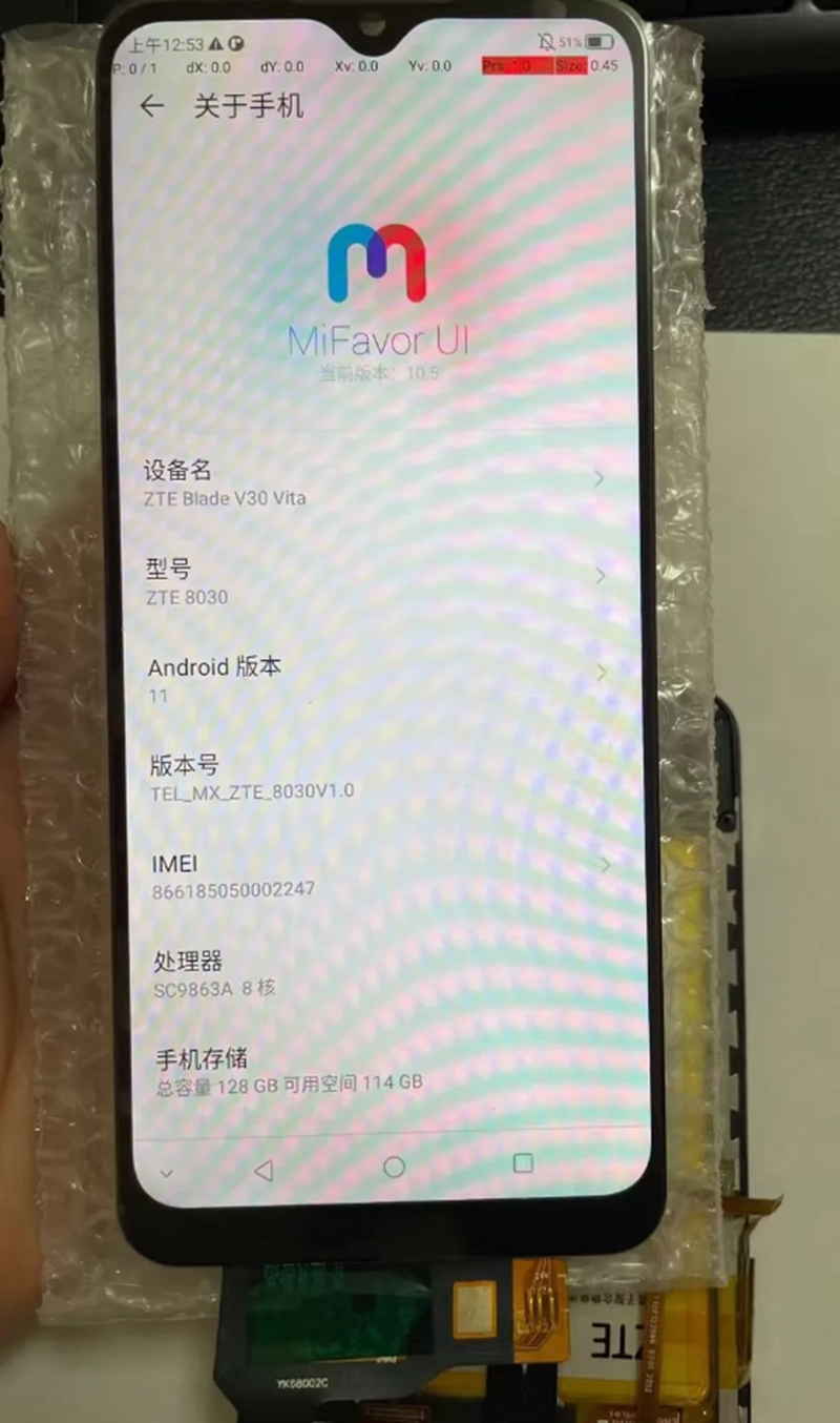 100% Tested 6.82" For ZTE Blade 8030 V30 Vita LCD Display With Sensor Touch Panel Screen For ZTE Blade 8030 V30 Vita. 