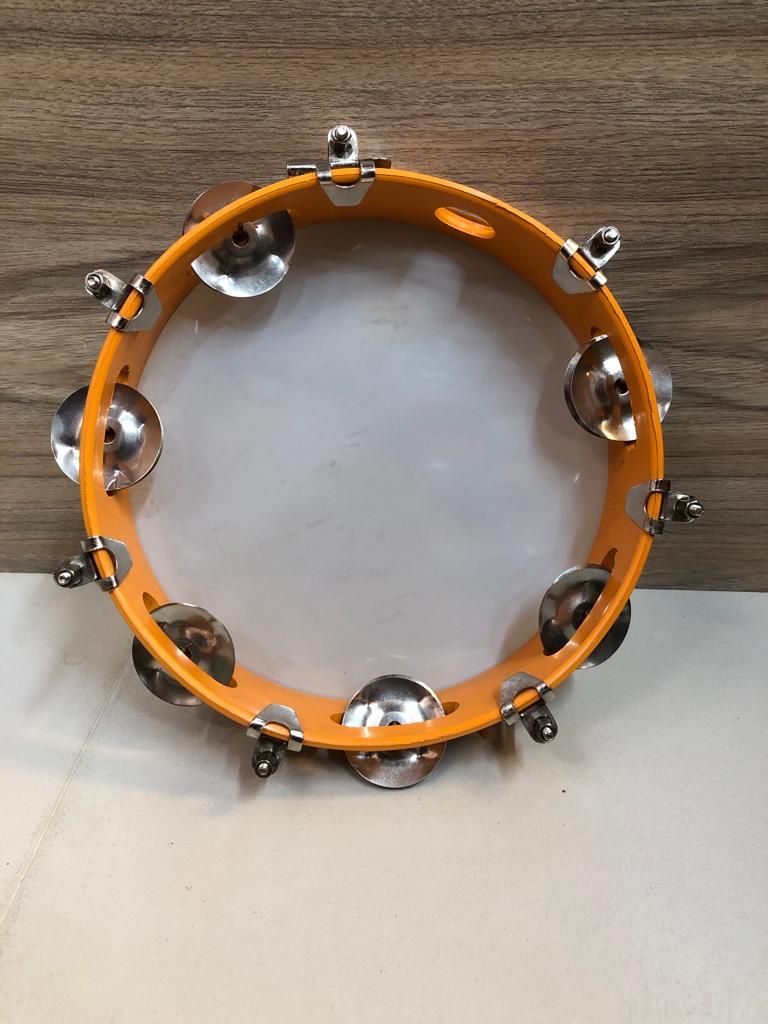 Tambourine Hand Percussion Musical Instrument ( DAFLI) 8 inch. 