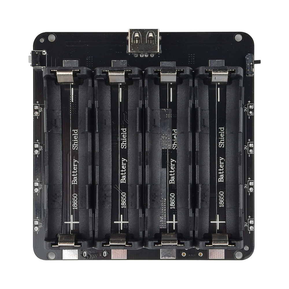 4X 18650 Lithium Battery Shield 5V/3A Mobile Power Expansion Board Module V9 3V/1A Micro USB  For Arduino. 