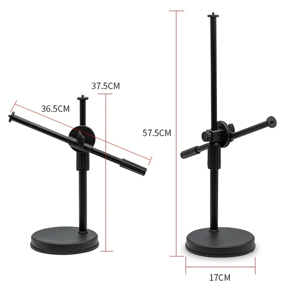 Desktop Mobile Phone Photography Holder Tripod with LED Light Table Tabletop Shooting Stand Tripods for Nail Art Photography. 