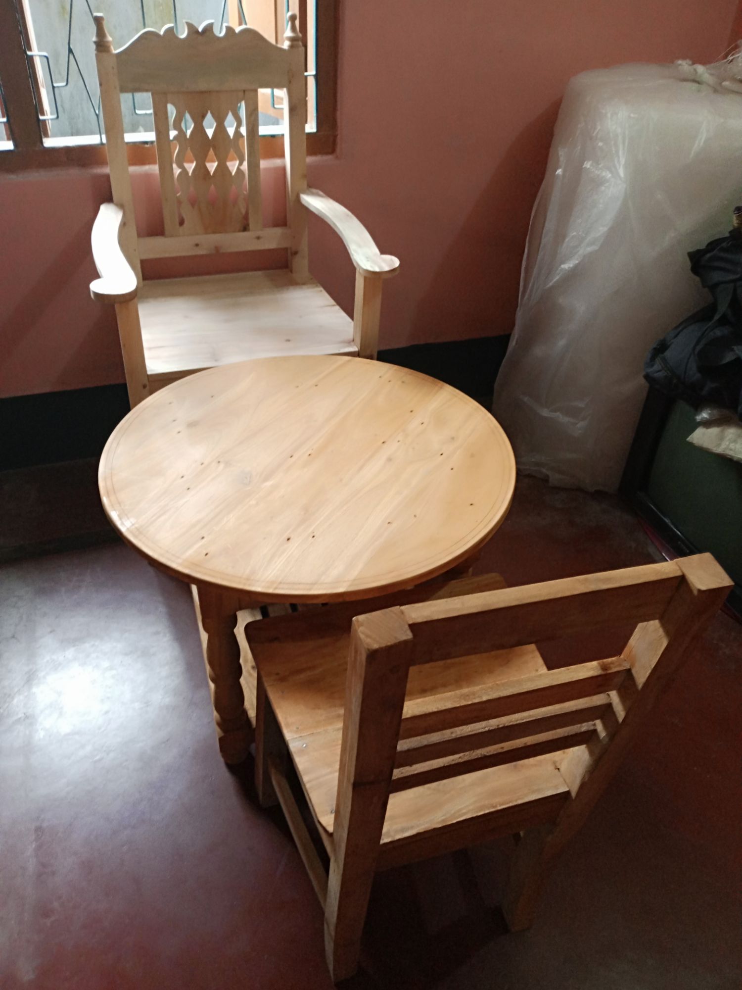 1 table 2 chair set secret meeting table secret dealing table TR coffee table office or store table. 