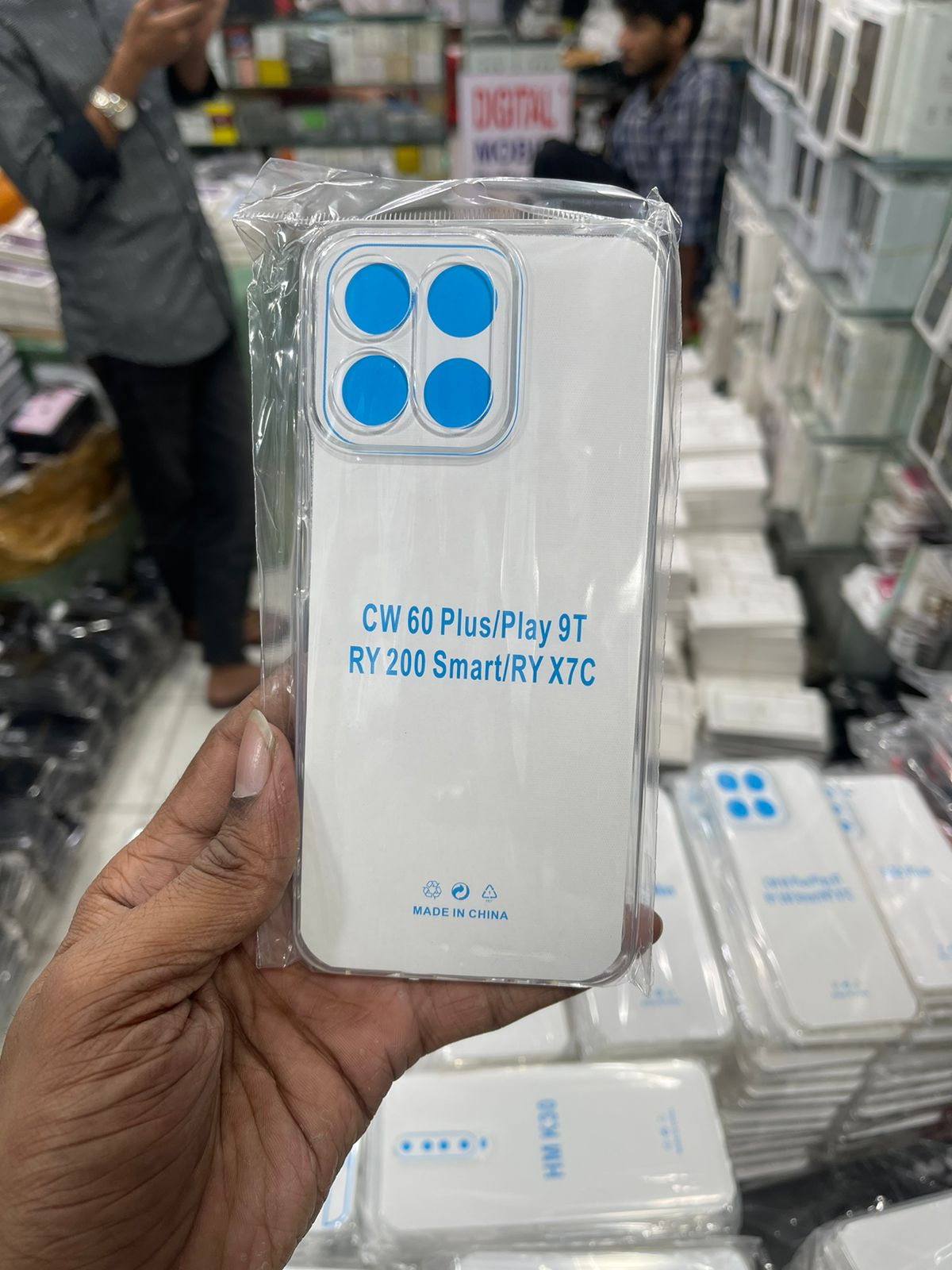 "Transparent Soft TPU Case for CW 60 Plus / Play 9T / RY 200 Smart / RY X7C