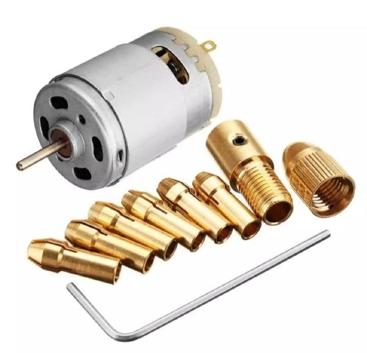 12 Volt Dc Drill Motor With Drill Chuck 
