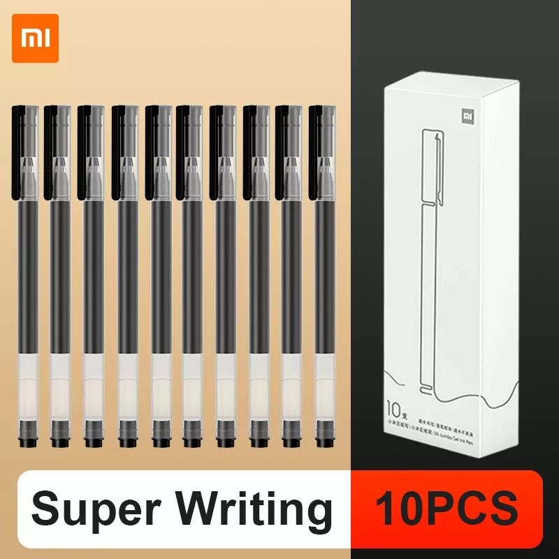 Xiaomi 0.5mm Jumbo Jel Pen World's longest writing gel pen 4 times longer than regular gel pen writing for regular. 