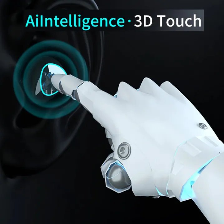 M10 TWS Earphones - 9D Stereo, LED Digital Display, Touch Control, CVC 8.0 Noise Reduction Technology with 2000mAh Mini Power Bank Charging Box - Bluetooth Headphones. 