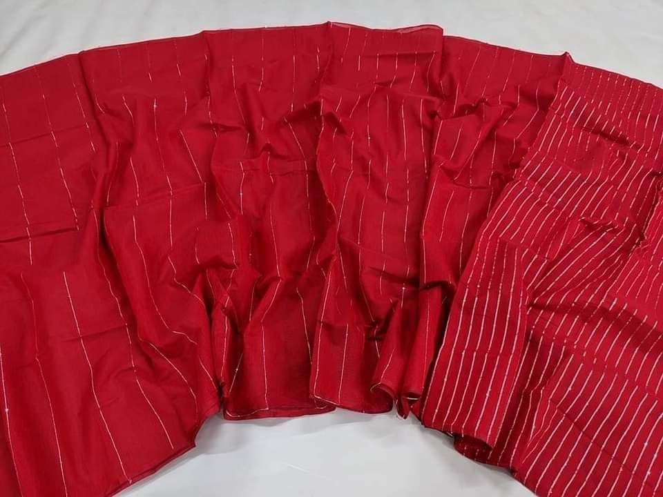 Half Silk Chumki Saree for Woman