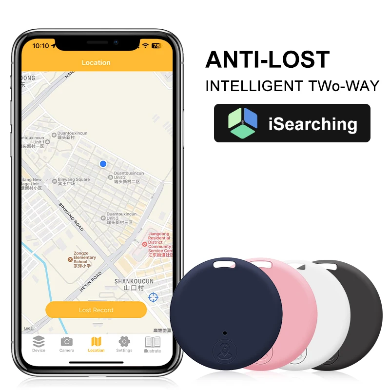 Mini Tracker Device Anti-Lost Mobile Phone Smart Search Pet Kids Bag Key Smart Bluetooth Finder locator Anti-lost Equipment