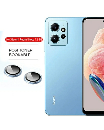 For Xiaomi Redmi Note 12 4G  Blue WSKEN Metal Anti Scratch Camera Lens Screen Protector