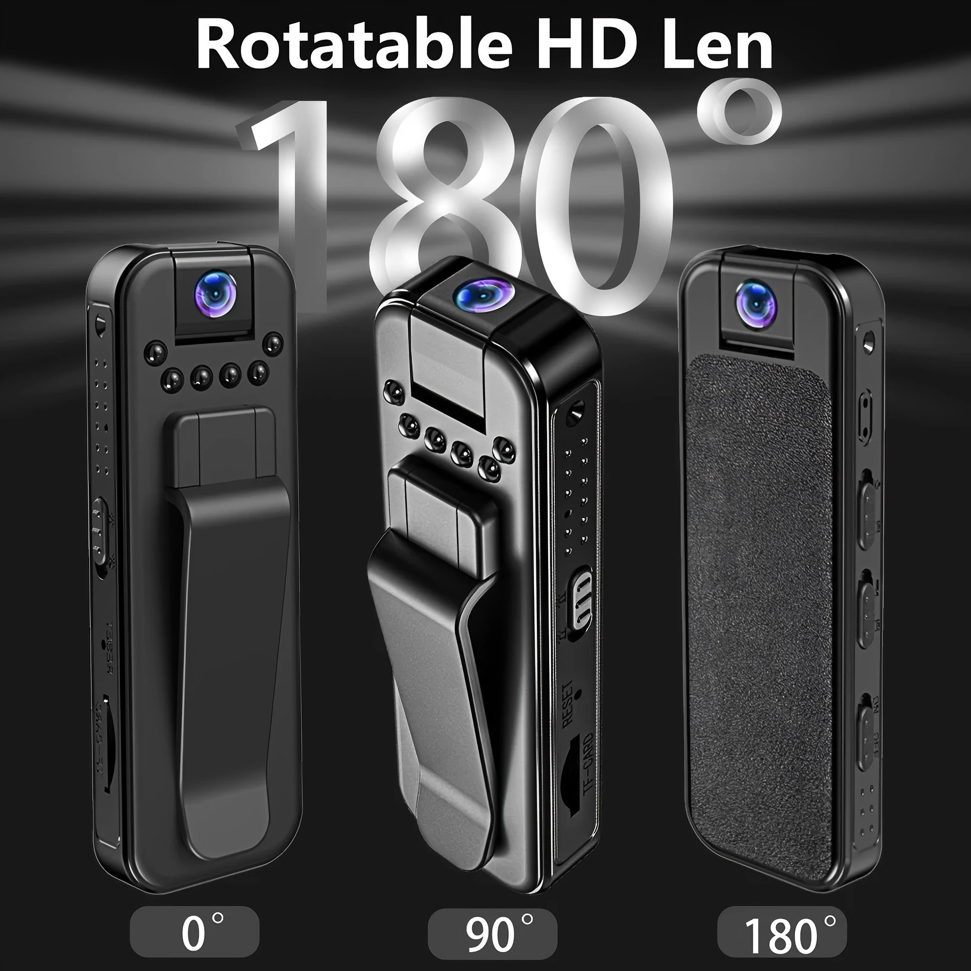 1080P Portable Mini Camera Digital Video Recorder Worn Police Night Vision BodyCam Infrared Miniature Camcorder