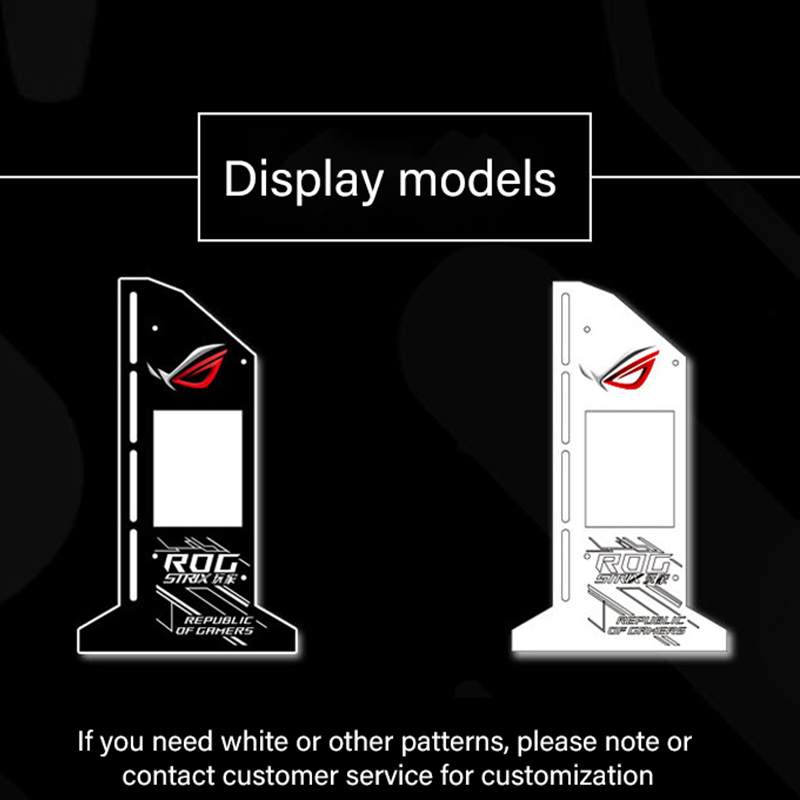 RGB Vertical GPU Bracket ROG MSI Aorus With 2.4 inch LED Display Graphics Card Support VGA Holder For MOD Gamer Cabinet. 