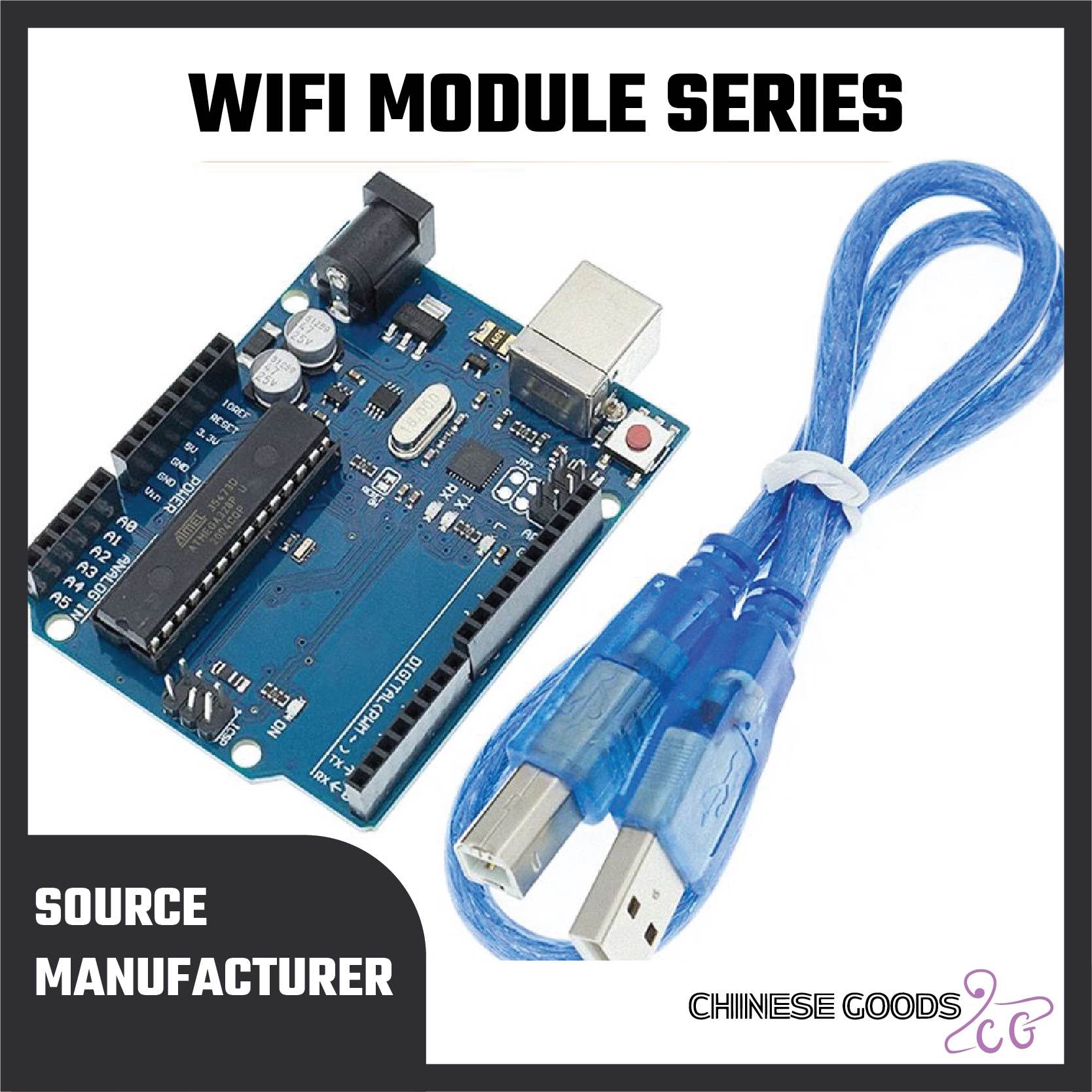 Arduino UNO R3 DIP development board ATmega16U2 and SMD board official version. 
