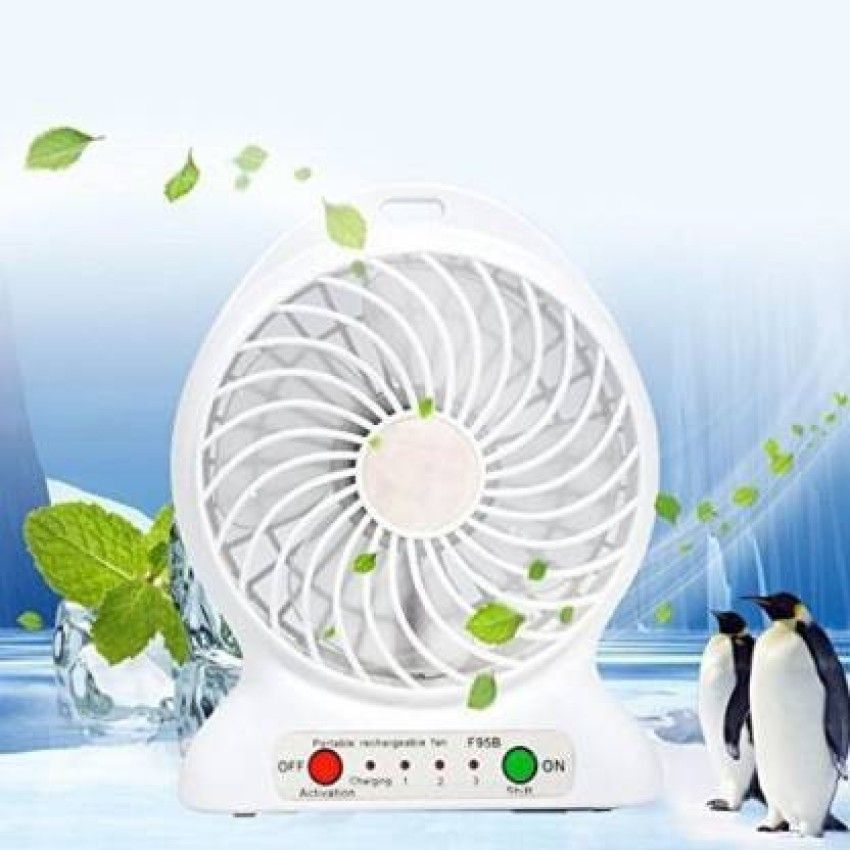 Portable mini Rechargeable Fan with LED