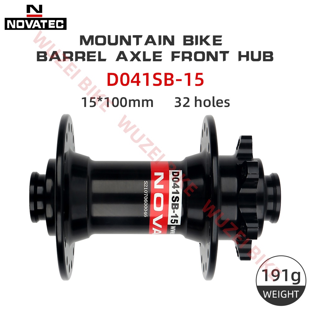 NOVATEC D041SB-15/B15 thru-axle Mountain Bike Front Hub 32H 15X110MM 15X100MM Only the Front Hub is for Shimano MTB Axle HUB. 