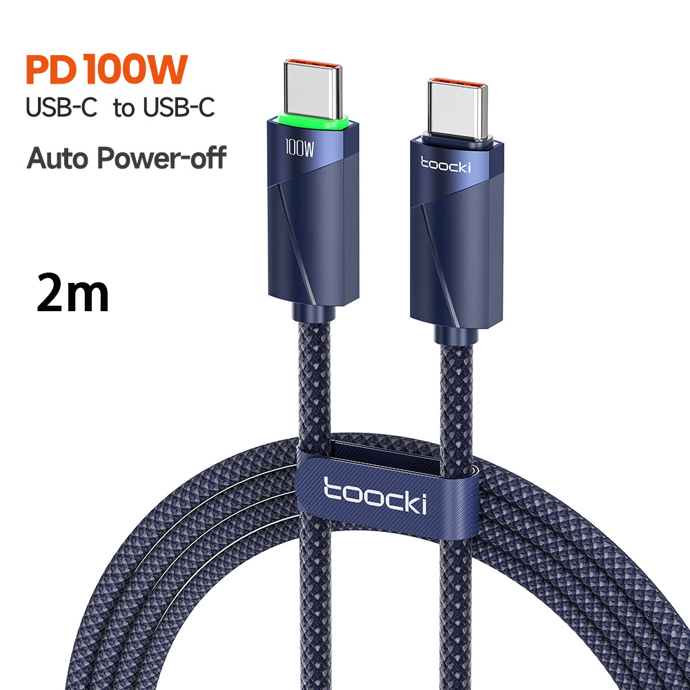 Toocki 3 in 1 Type C Cable To USB C Micro Lightning Data Cord For iPhone 15 Pro Max 100W Fast Charging Wire For Samsung Xiaomi. 