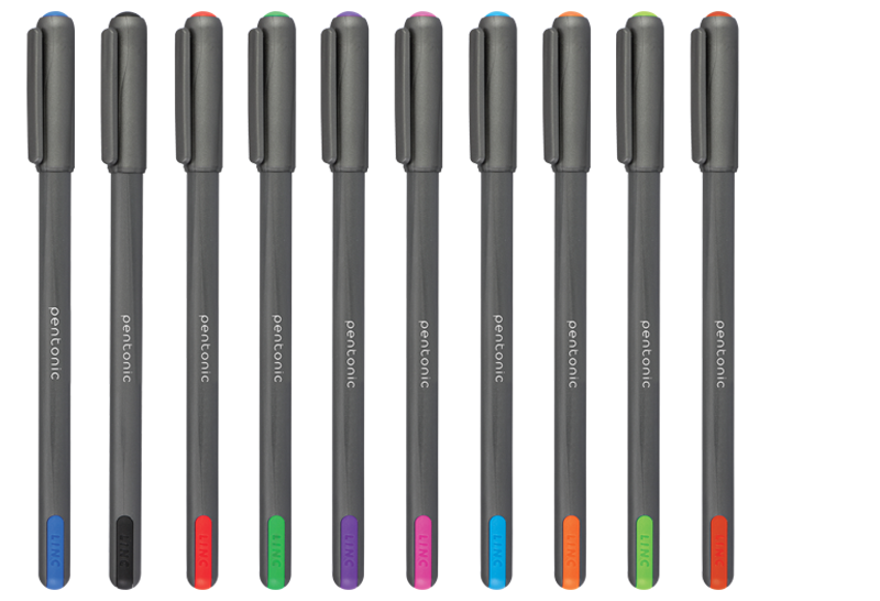 Linc Pentonic 10 Color Smooth Ball Pen Set. 