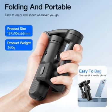 TOKQI M02 3-Axis Handheld Gimbal Stabilizer. 