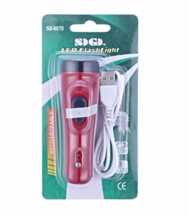 Rechargeable LED Flash SD 8670 Torch Light 18650 Battery. 