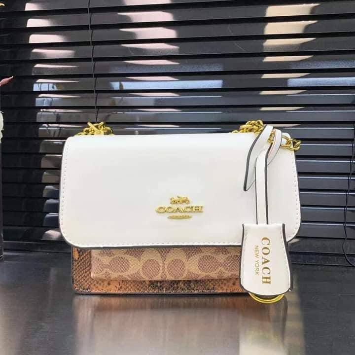 Coach Klare Crossbody Bag In Signature Canvas. 
