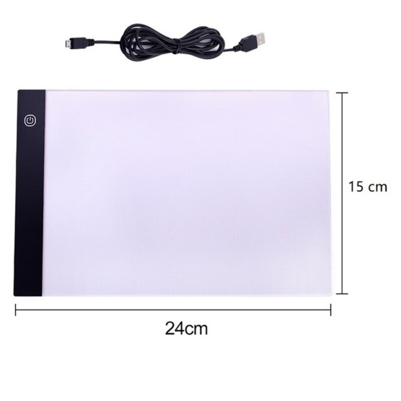 LED Photocopying Table Drawing Board Children Light Transmitting Copying Table Brightness Adjustable Night Light Notepad. 
