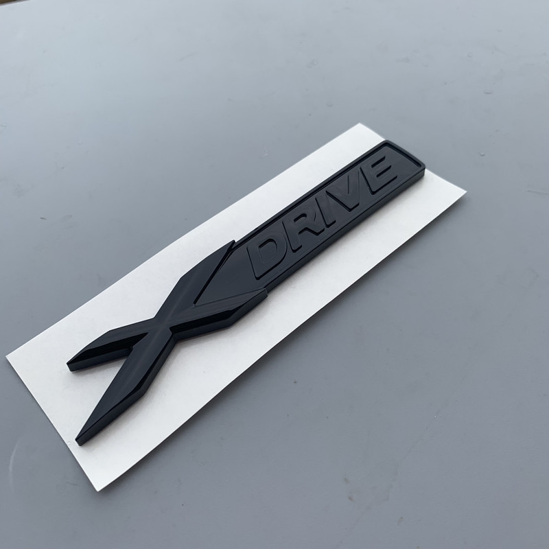 3D ABS Logo Xdrive Emblem Car Trunk Badge Nameplate Xdrive Sticker For BMW Xdrive 320d 320i 530d 525d E60 F10 G20 Accessories. 