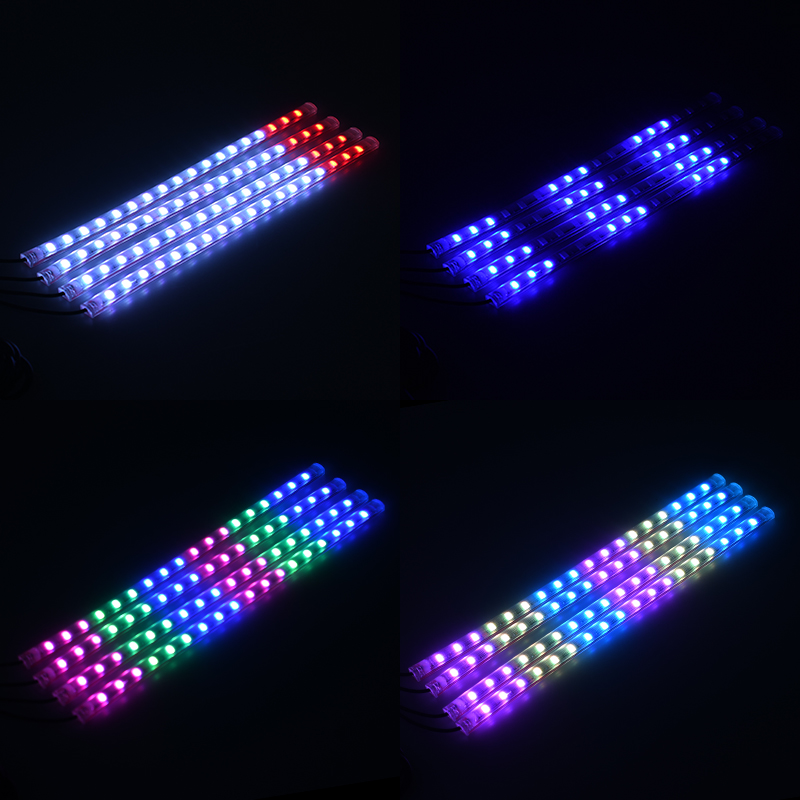 Symphony Led Car Interior Ambient Foot Light Backlight App Music Control RGB Multiple Modes Auto Atmosphere Decorative Neon Lamp. 