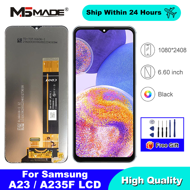 6.6'' For Samsung Galaxy A23 4G Display SM-A235F SM-A235F/DS LCD Touch Screen Digitizer Assembly For Samsung SM-A235M A235 LCD
